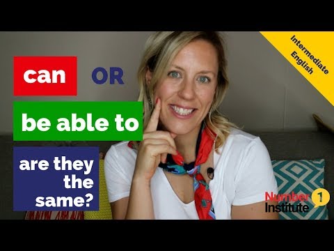 "CAN" vs "BE ABLE TO" Talking about Ability in English