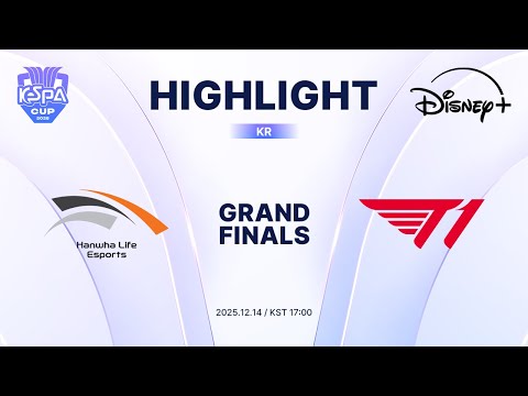 HLE vs T1 하이라이트 | Grand Finals | 2025 LoL KeSPA CUPㅣ디즈니+