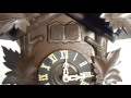 Vintage Hubert Herr Black Forest Red Quail Cuckoo Clock