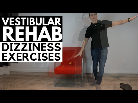 20 Dizziness Exercises For Home Vestibular Rehab | Dr. Jon Saunders