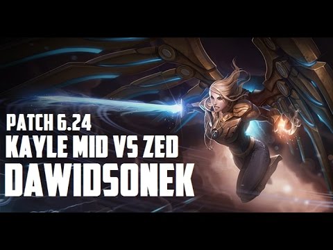 Best Kayle World - "Dawidsonek" in Midlane vs Zed | Challenger | Patch 6.24