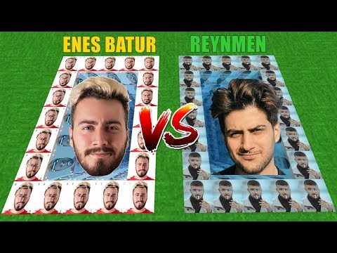 ENES BATUR VS REYNMEN HAVUZ ŞANS BLOKLARI! 😱 - Minecraft