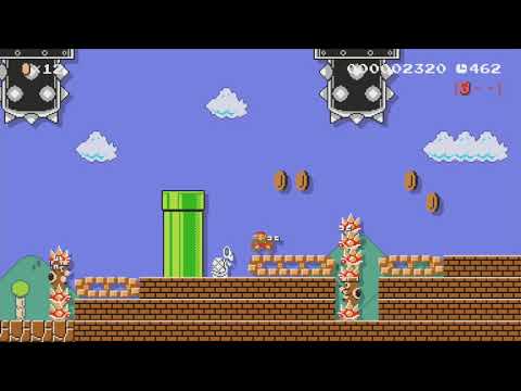 SUPER MARIO MIX ７－１ by つきこ - Super Mario Maker - No Commentary 1bp