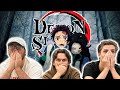 ANIME NEWBIES WATCH DEMON SLAYER Demon Slayer 1x1 REACTION Cruelty