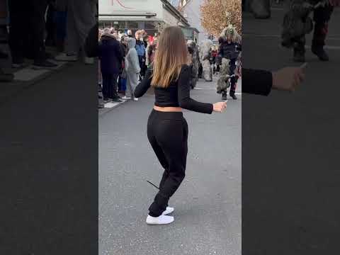 Wild fasnet witches in action / young women shoes taken off #fasnet #witches #hexen #carnival #fun