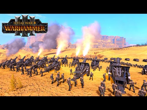 GERMAN IMPERIAL ARMY VS Ogre Kingdoms - TW Millennium Mod |Total War WARHAMMER 3 | FIRESupport | 4K