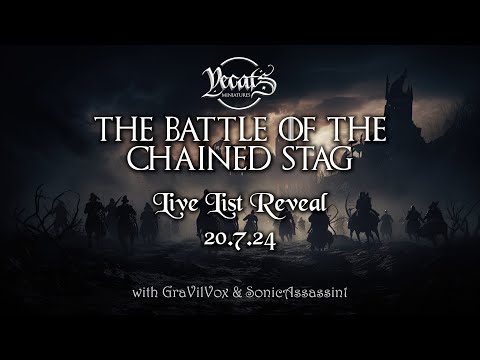 ASOIAF Event "The Battle of the Chained Stag" Live List Reveal