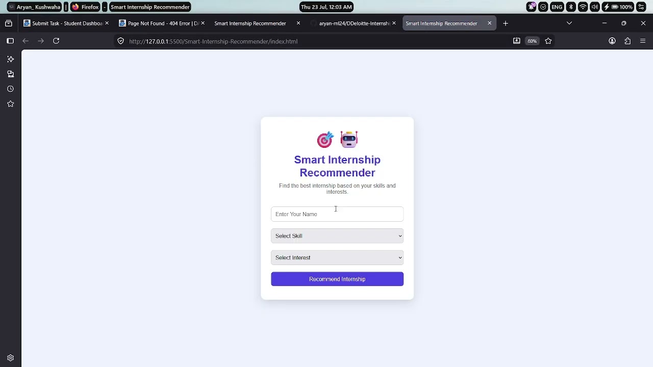 Task Submission - DAS003551 - Recommendation Engine