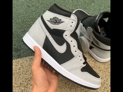 Air Jordan 1 High OG Shadow 2 0 Black Light Smoke Grey White 555088 035 1 #shorts