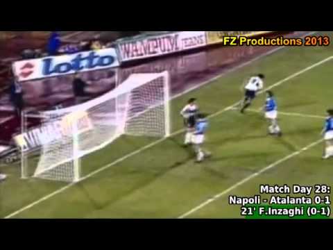Serie A 1996-1997, day 28 Napoli - Atalanta 0-1 (F.Inzaghi goal)