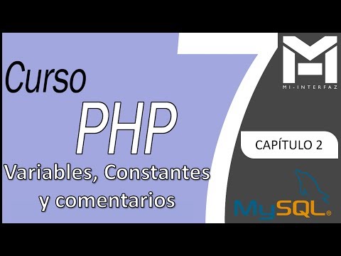 3.- Curso de PHP 7  ➤ Variables, Constantes y comentarios