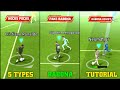 All 5 Types of RABONA Skill Tutorial in eFootball 2024 Mobile