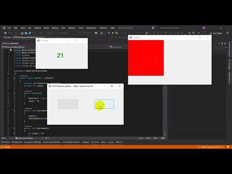 [C#] Observer Pattern Counter in Winform