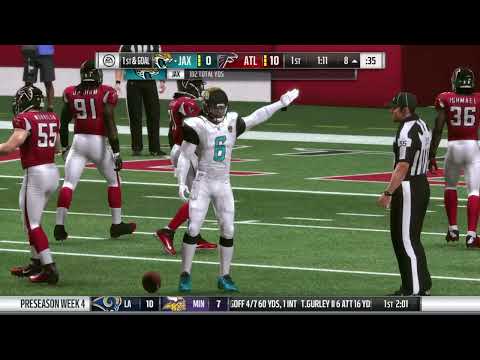 Madden 17 PS4 Career Mode Gameplay (Wide Receiver) Episode #8: "The Last Preseason Game"