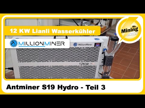 Antminer S19 pro 💧hydro💧 BTC miner mit 186 ths, jetzt macht mining endlich Sinn:-)v. MillionMiner 🤞