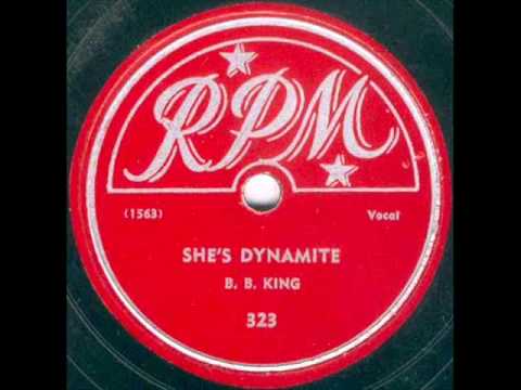 B. B. King - She's Dynamite - RPM 323  78 rpm spin Sun Records