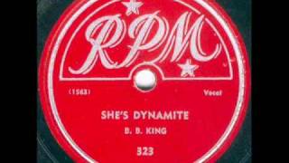B. B. King - She's Dynamite - RPM 323  78 rpm spin Sun Records