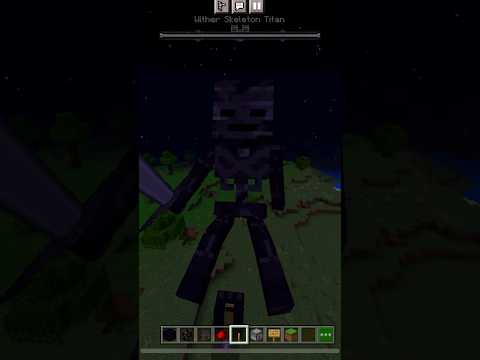 Wither Skeleton Titan!!! #minecraft #nomods