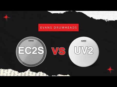 The best drumheads for an Acrylic kit: Evans Clear (EC2S) vs Coated (UV2) Drumhead Comparison