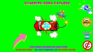 Download lagu Dynamite Bomb Explode💥VFX Animation Green Screen With Sound Effect🔊No Copyright Strike✔️100% Free👍 mp3