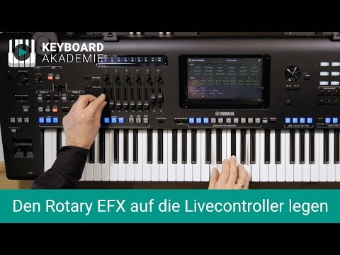 Den Rotary EFX auf die Livecontroller legen | Genos | Power-Tipp