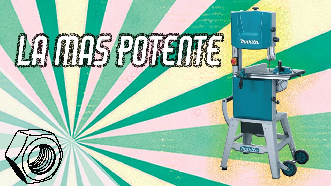 La SIERRA de CINTA más BRUTAL │ MAKITA LB1200F Unboxing, montaje y prueba.