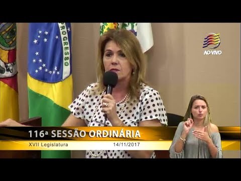 116ª Ordinária (14/11/17) - PDL 21/17 - Ver. Paula Ioris (dv)*