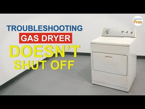 Gas Dryer Won't Stop - TOP 7 Reasons & Fixes - Whirlpool and more