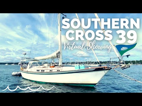 Southern Cross 39 walk thru tour/ virtual yacht showing/ cruising sailboat SOLD by Charlotte Kinkade