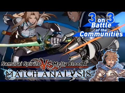 GBVS Match Analysis: Battle of the Communities - Team Samurai Spirits vs. Team Melty Blood A
