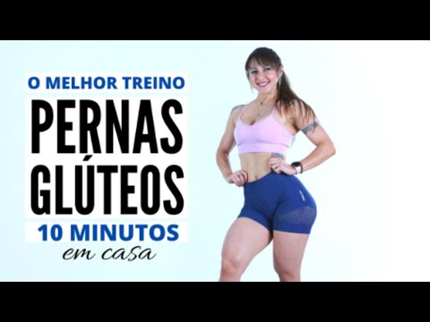 Melhor Treino de Pernas e Glúteos para fazer em casa, somente 10 min - Olena Starodubets
