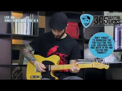 Lick 329/365 - Funky Blues Rock Lick in A | 365 Guitar Licks Project