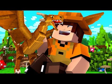 Minecraft: BEBE DRAGÃO DE OURO NASCEU !! - GUERRA DE DRAGÕES #4  ‹ Gustavo ›