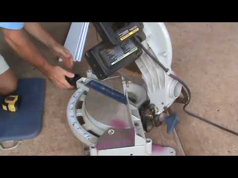 How to Cut Tall Baseboards Using Compound Mitre Crosscut Saw