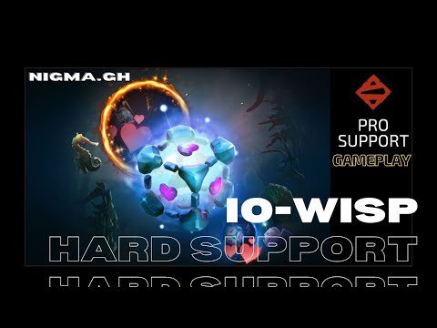 DOTA 2 PRO HARD SUPPORT IO - WISP / NIGMA.Gh / GAMEPLAY / 7.29b / NIGMA vs SECRET / DPC 2021 S2