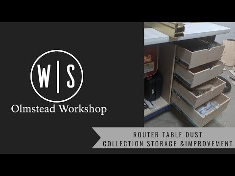 Router Table Dust Collection and Storage Project