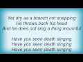 16987 Patti Smith - Death Singing Lyrics
