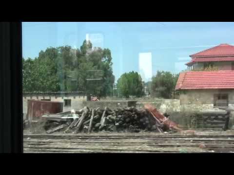 Train Journey from Katakolon to Olympia, July 2009