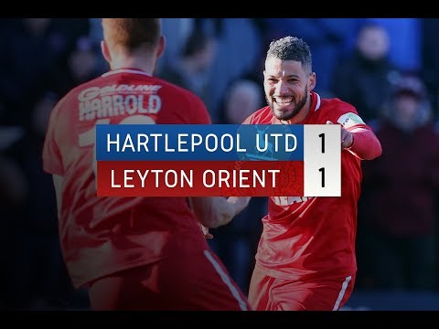 HIGHLIGHTS: Hartlepool United 1-1 Leyton Orient