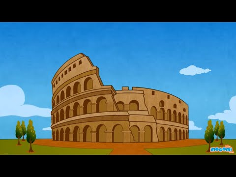 Colosseum History, Facts and Secrets - Fun Facts for Kids | Educational Videos by Mocomi Video