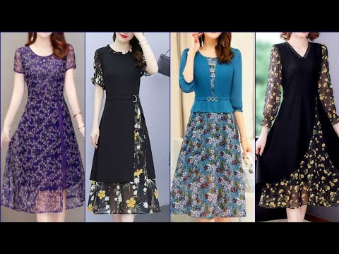 Top Class 35+ Print A line Skater Dress Style For Elegant Women's 2023-2024