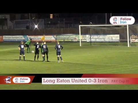 📺 Match Action: FA Youth Cup: Long Eaton United 0-3 Iron U18's