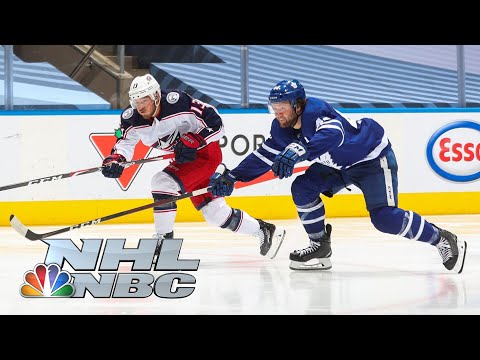 NHL Stanley Cup Qualifying Round: Blue Jackets vs. Leafs | Game 1 EXTENDED HIGHLIGHTS | NBC Sports
