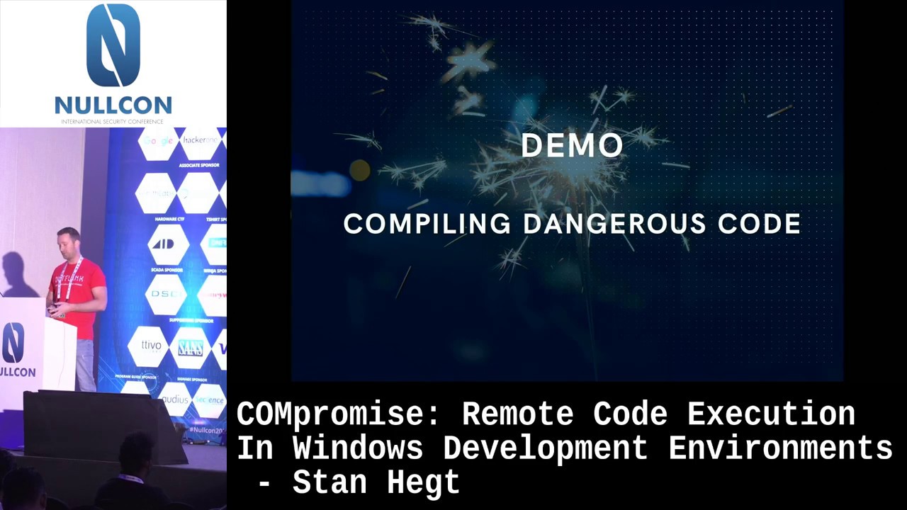 COMpromise: remote code execution in Windows development environments | Stan Hegt | NULLCON Goa 2020