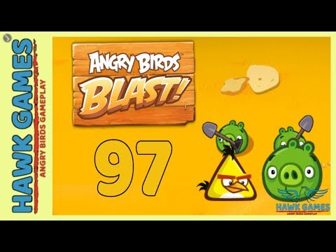 Angry Birds Blast 💥 Level 97 - 3 Stars Walkthrough, No Boosters