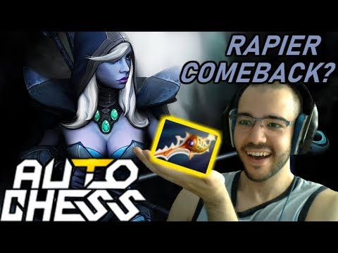 DIVINE RAPIER Drow Losing Streak COMEBACK? | Dota Auto Chess Gameplay 104