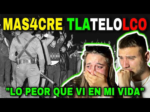 🇪🇸 REACCIÓN a MAS4CRE de TLATELOLCO 🇲🇽 2 de Octubre 1968 😭 **no entendemos nada**