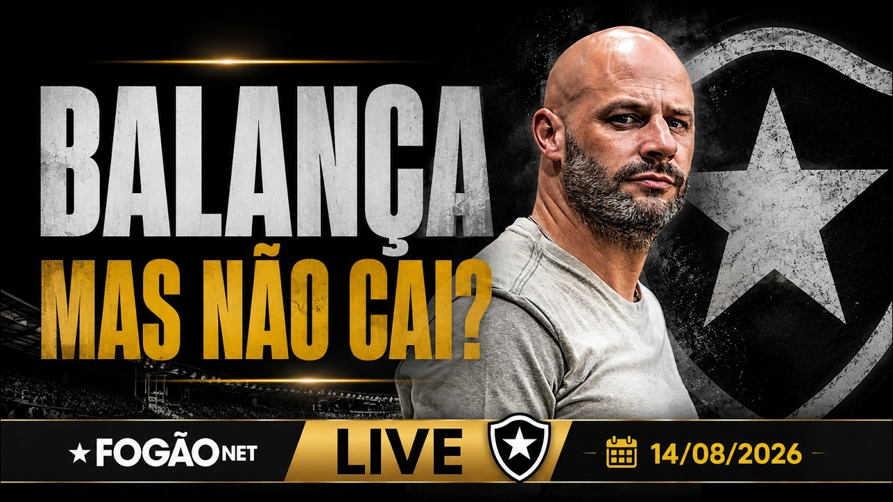 LIVE | Franclim Carvalho é pressionado no Botafogo; cobranças na diretoria e entre jogadores