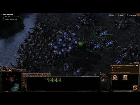 StarCraft: Mass Recall V7.1 Brood War Zerg Campaign Mission 7 - Drawing of the Web