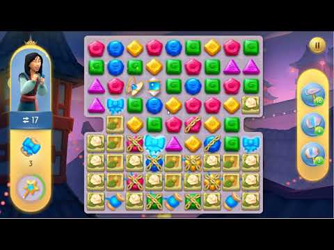 Disney Princess Majestic Quest Level 496 - No Boosters